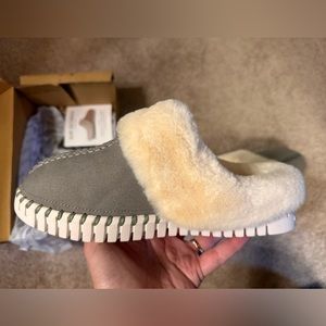 Ilse Jacobsen faux fur slippers size 38